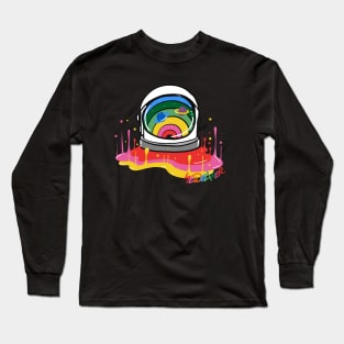 Trippy Spaceman Long Sleeve T-Shirt